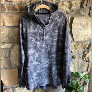 Lululemon Warm Stabilizer 1/2 Zip Pullover Hoodie Size 8